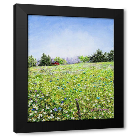Rise and Shine Black Modern Wood Framed Art Print with Double Matting by Redding, James