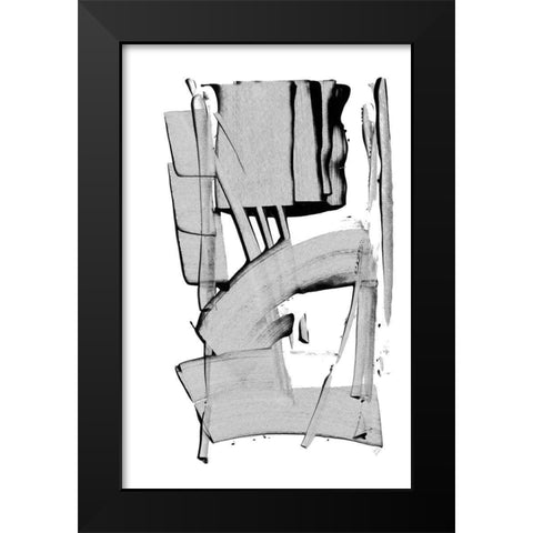 Building It II Black Modern Wood Framed Art Print by Loreth, Lanie