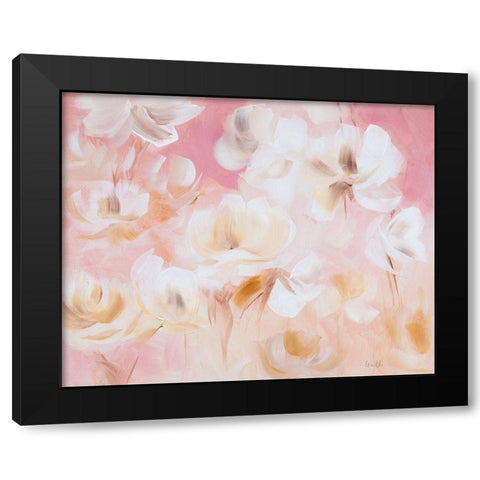 Softly Awakened Black Modern Wood Framed Art Print with Double Matting by Loreth, Lanie