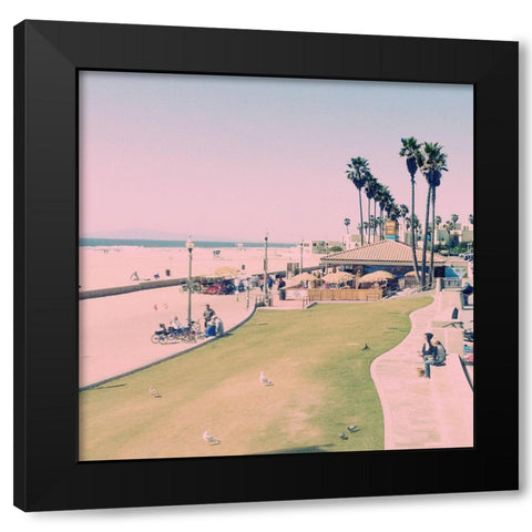 Summer Days Black Modern Wood Framed Art Print by Schoepfer, Lauren