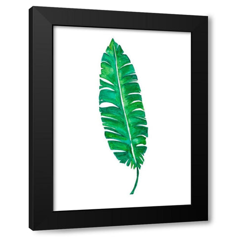 Garden Leaf II Black Modern Wood Framed Art Print by Danelle, B.