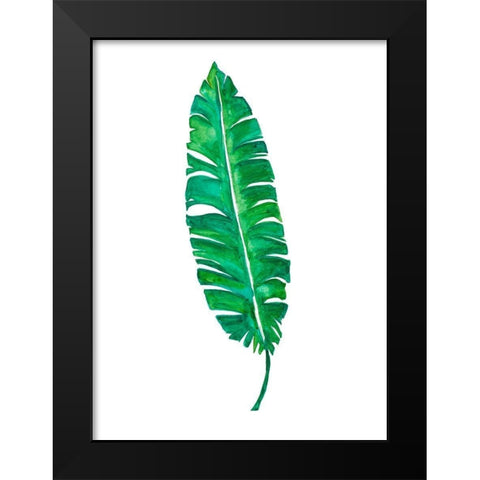 Garden Leaf II Black Modern Wood Framed Art Print by Danelle, B.