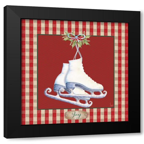Hometown Christmas III Black Modern Wood Framed Art Print by Metz, Andi