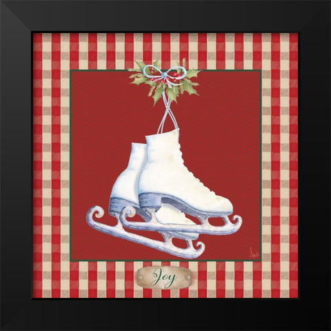 Hometown Christmas III Black Modern Wood Framed Art Print by Metz, Andi