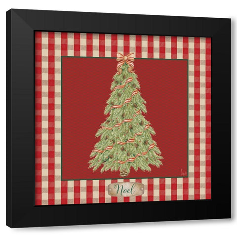 Hometown Christmas I Black Modern Wood Framed Art Print by Metz, Andi