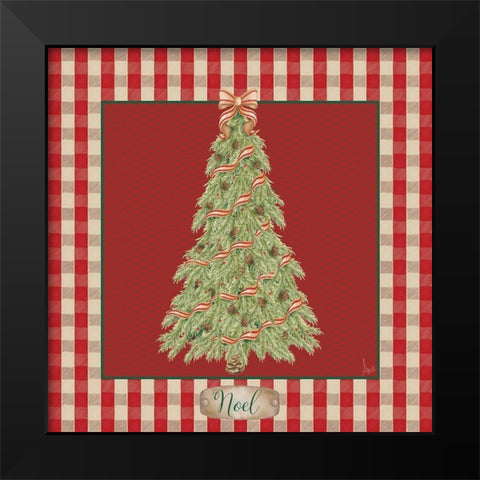 Hometown Christmas I Black Modern Wood Framed Art Print by Metz, Andi