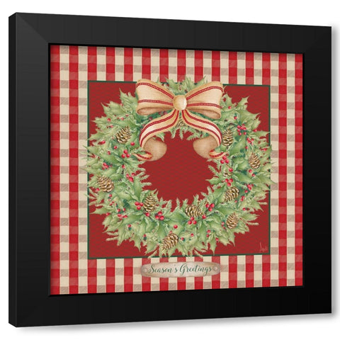 Hometown Christmas II Black Modern Wood Framed Art Print by Metz, Andi