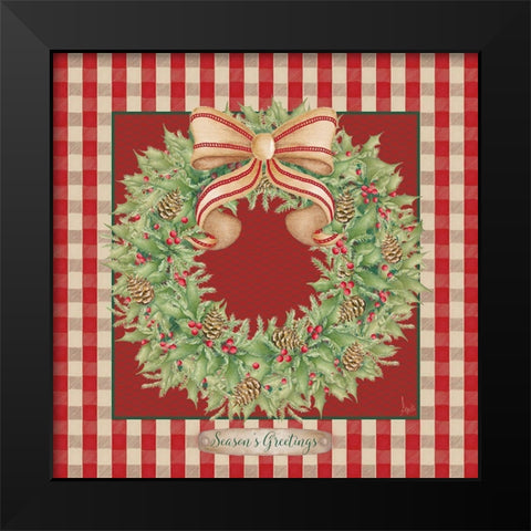 Hometown Christmas II Black Modern Wood Framed Art Print by Metz, Andi