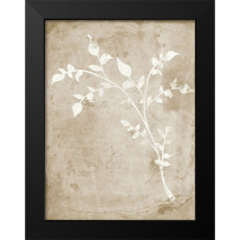 Rustic Floral I Black Modern Wood Framed Art Print by Quach, Anna