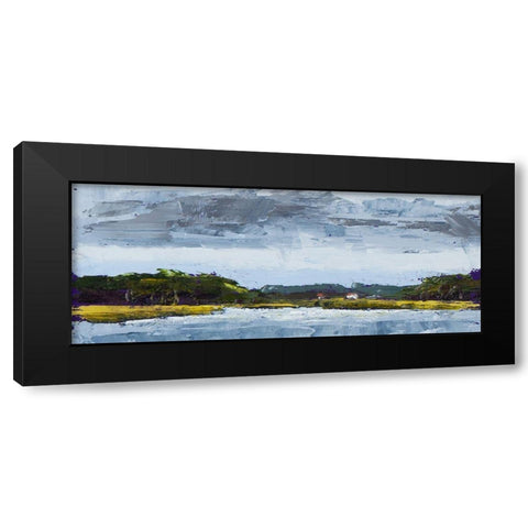 Overcast Days in Town Black Modern Wood Framed Art Print with Double Matting by Green, Jenny