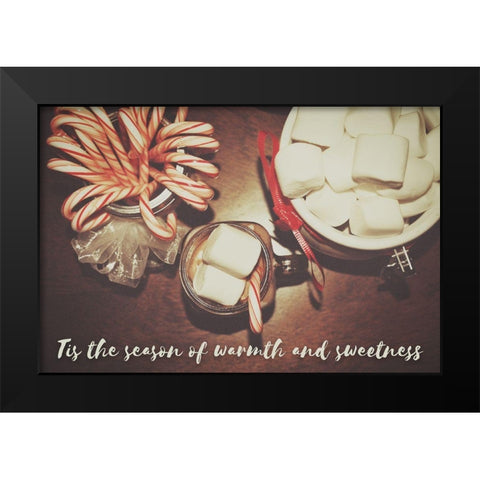 Season of Warmth and Sweetness Black Modern Wood Framed Art Print by Wilson, Kali