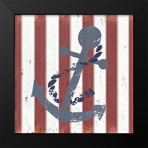 American Coastal III Black Modern Wood Framed Art Print by Quach, Anna