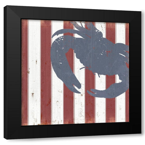 American Coastal I Black Modern Wood Framed Art Print by Quach, Anna