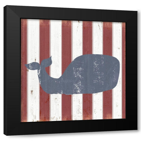 American Coastal IV Black Modern Wood Framed Art Print by Quach, Anna