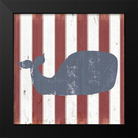 American Coastal IV Black Modern Wood Framed Art Print by Quach, Anna