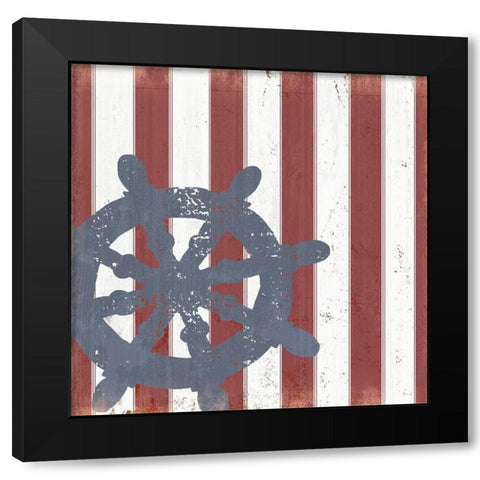 American Coastal II Black Modern Wood Framed Art Print by Quach, Anna