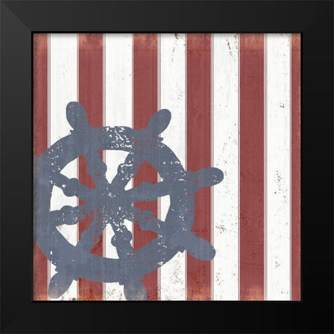 American Coastal II Black Modern Wood Framed Art Print by Quach, Anna