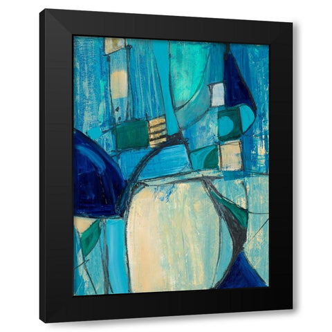 Rare Charm II Black Modern Wood Framed Art Print by Maria, Robin