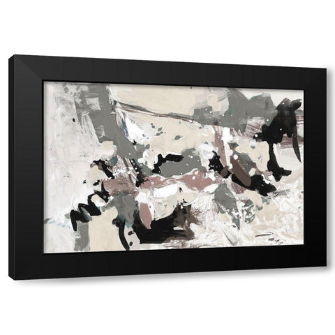 Dark Remembrance II Black Modern Wood Framed Art Print with Double Matting by Slivka, Jane