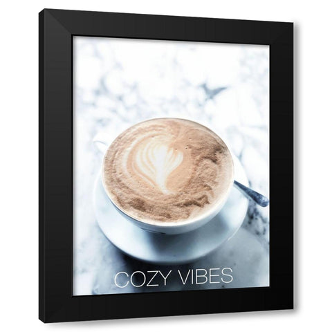 Cozy Vibes Black Modern Wood Framed Art Print with Double Matting by Acosta