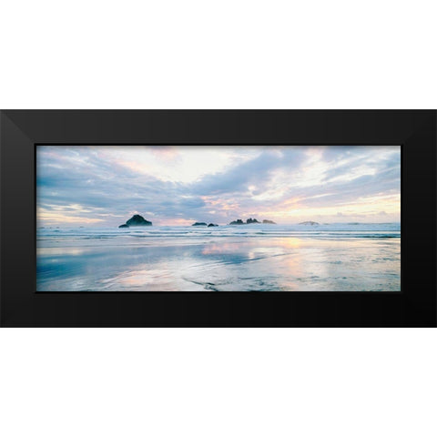 Sunrise Tides Black Modern Wood Framed Art Print by Amos, Andy