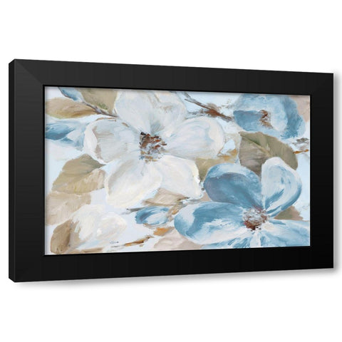 Neutral Silently Bloom I Black Modern Wood Framed Art Print by Loreth, Lanie