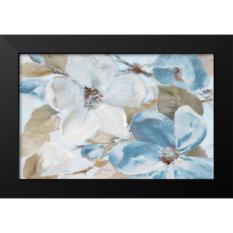 Neutral Silently Bloom I Black Modern Wood Framed Art Print by Loreth, Lanie
