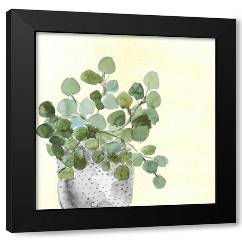 Sunny Day Potted Plant I Black Modern Wood Framed Art Print with Double Matting by Loreth, Lanie