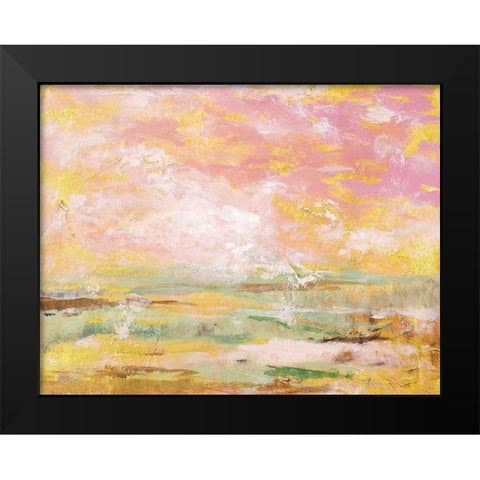 Morning Mood Black Modern Wood Framed Art Print by Loreth, Lanie
