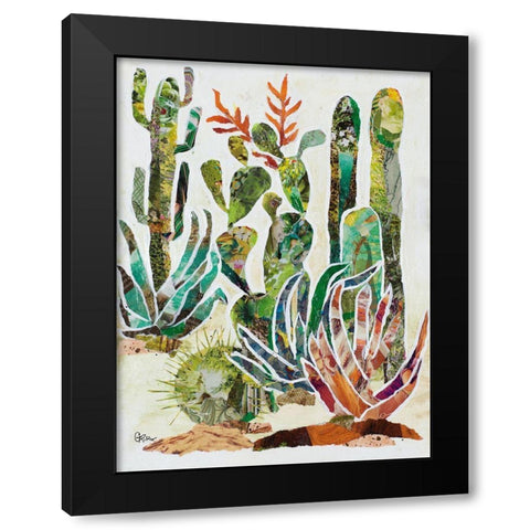 Desert Garden I Black Modern Wood Framed Art Print with Double Matting by Ritter, Gina