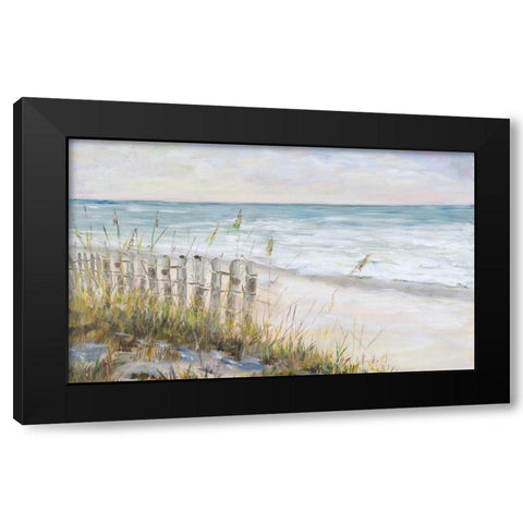 Mist Ocean View Black Modern Wood Framed Art Print with Double Matting by DeRice, Julie