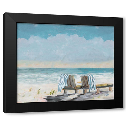 Coastal Sunsets Black Modern Wood Framed Art Print by DeRice, Julie