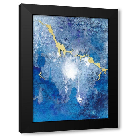 From Above II Black Modern Wood Framed Art Print with Double Matting by Diannart