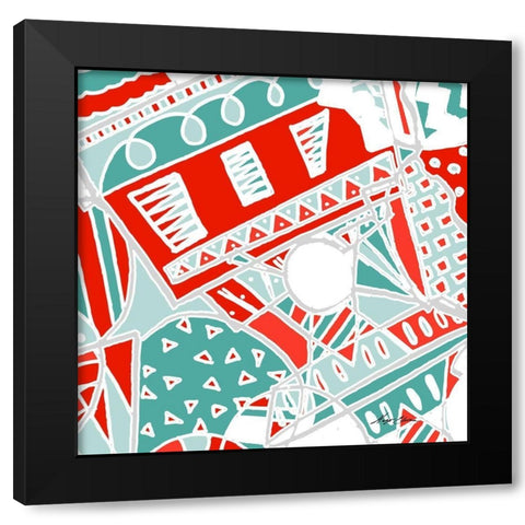 Uptown Funk II Black Modern Wood Framed Art Print with Double Matting by Edwins, Hugo