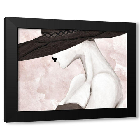Trendy Lady Black Modern Wood Framed Art Print with Double Matting by Ritter, Gina