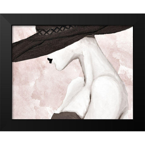 Trendy Lady Black Modern Wood Framed Art Print by Ritter, Gina