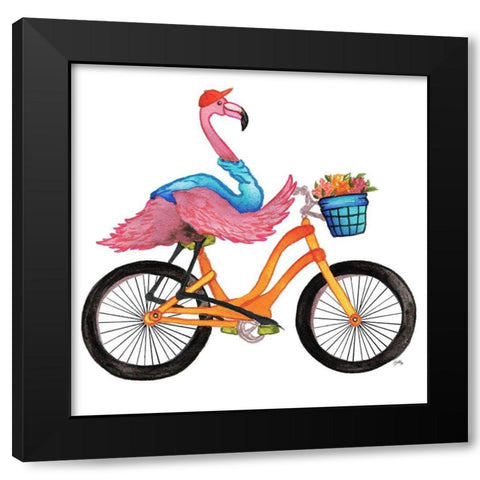 What a Wild Ride I Black Modern Wood Framed Art Print with Double Matting by Medley, Elizabeth