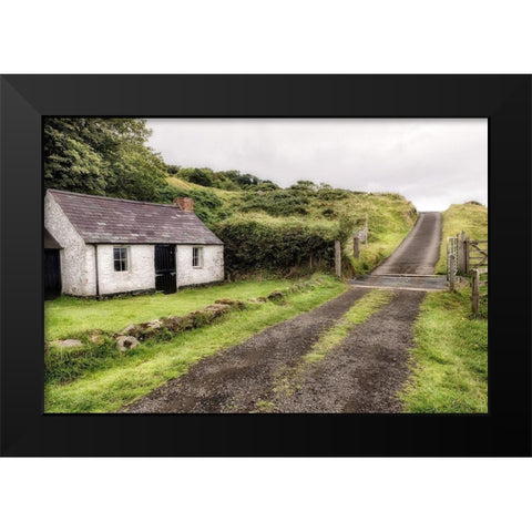 Countryside Black Modern Wood Framed Art Print by Amos, Andy
