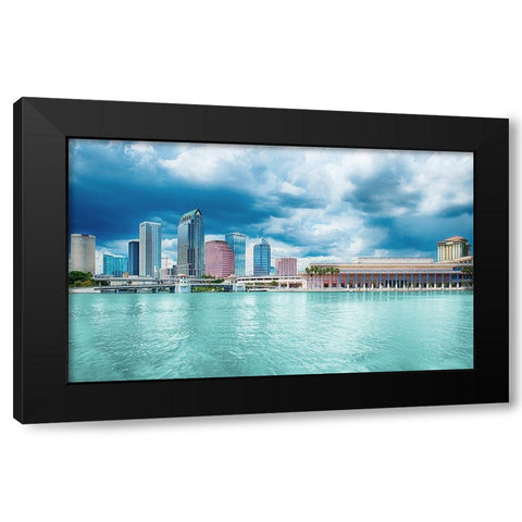 Crystal Clear Black Modern Wood Framed Art Print by Bill Carson Photography