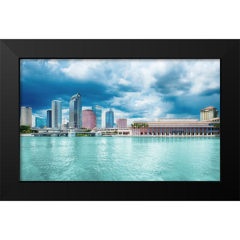 Crystal Clear Black Modern Wood Framed Art Print by Bill Carson Photography