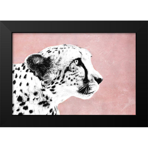 Wild Black Modern Wood Framed Art Print by SD Graphics Studio