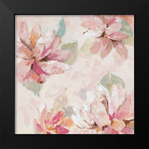 Blushing Spring II Black Modern Wood Framed Art Print by Loreth, Lanie