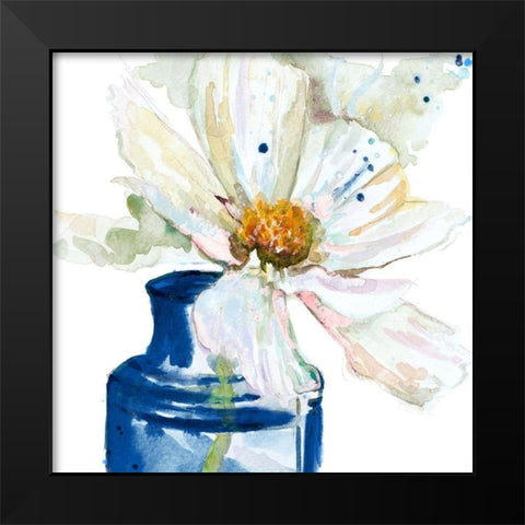 Fresh Little Flower Close Up Black Modern Wood Framed Art Print by Pinto, Patricia