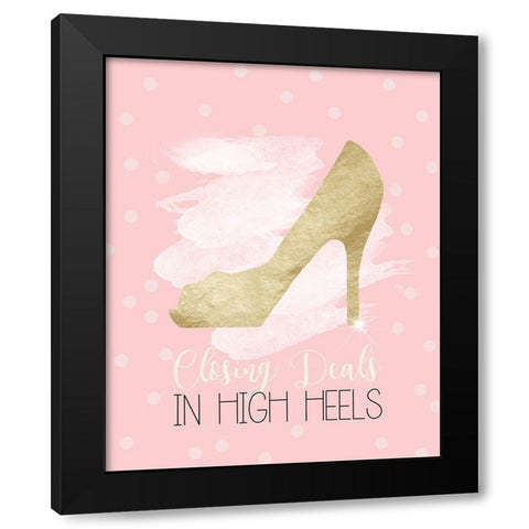 Closing Deals Black Modern Wood Framed Art Print with Double Matting by Quach, Anna