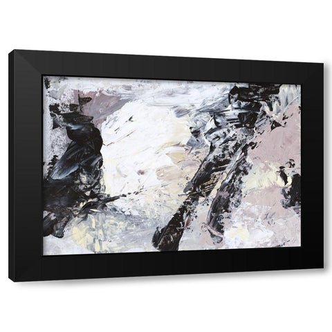 Sound of Movement Black Modern Wood Framed Art Print with Double Matting by Loreth, Lanie