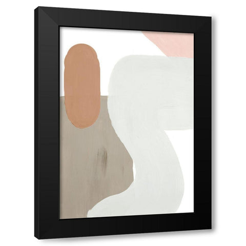 Spirit Shapes I Black Modern Wood Framed Art Print with Double Matting by Bryant, Susan