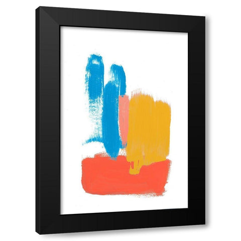 Colorful Mindful Art II Black Modern Wood Framed Art Print with Double Matting by Bryant, Susan