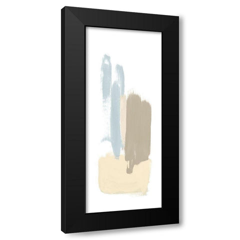Soft Abstract Panel III Black Modern Wood Framed Art Print by Bryant, Susan