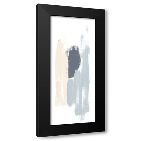Soft Abstract Panel II Black Modern Wood Framed Art Print by Bryant, Susan
