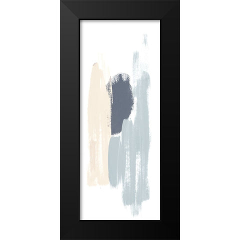Soft Abstract Panel II Black Modern Wood Framed Art Print by Bryant, Susan